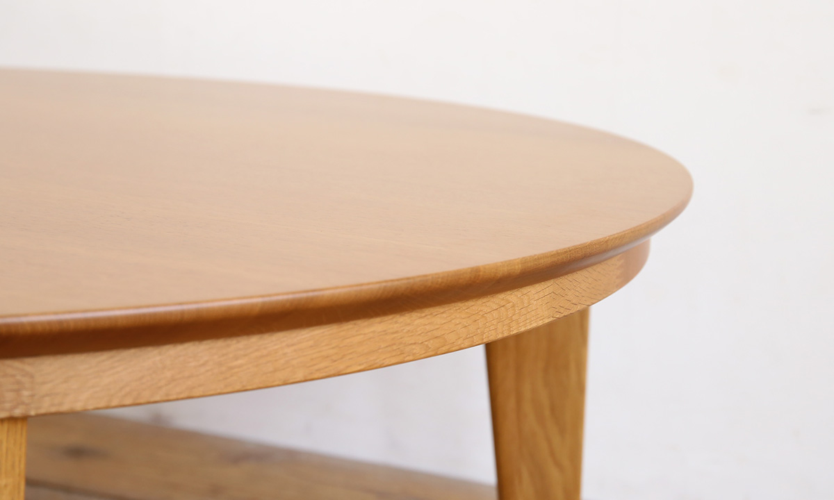 日進木工geppoこたつ（ローテーブル）　円形テーブル