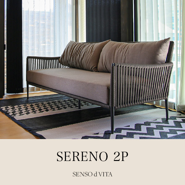 Sereno(セレーノ) アウトドア対応 2人掛けソファ